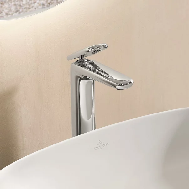 Baterie lavoar inalta Villeroy&Boch Antao monocomanda crom lucios cu ventil Push-Open picture - 2