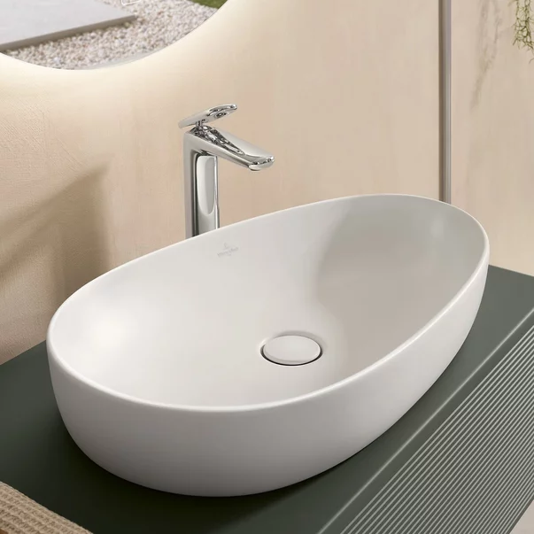 Baterie lavoar inalta Villeroy&Boch Antao monocomanda crom lucios cu ventil Push-Open picture - 3