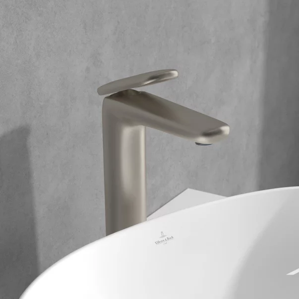 Baterie lavoar inalta Villeroy&Boch Antao monocomanda nichel periat cu ventil Push-Open picture - 2