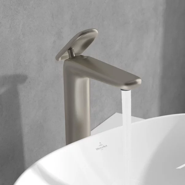 Baterie lavoar inalta Villeroy&Boch Antao monocomanda nichel periat cu ventil Push-Open picture - 3