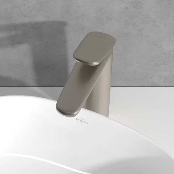 Baterie lavoar inalta Villeroy&Boch Antao monocomanda nichel periat cu ventil Push-Open picture - 6