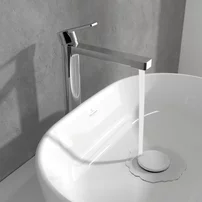 Baterie lavoar inalta Villeroy&Boch Architectura monocomanda crom lucios cu ventil Push-Open