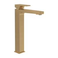 Baterie lavoar inalta Villeroy&Boch Architectura Square auriu periat cu ventil Push-Open
