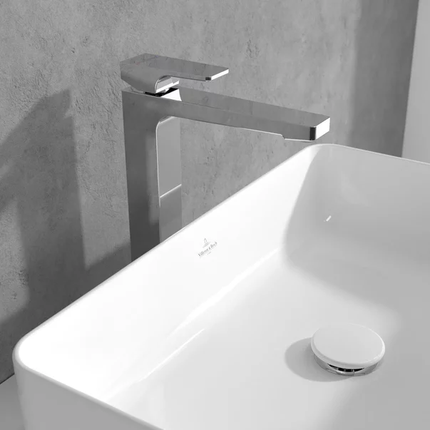 Baterie lavoar inalta Villeroy&Boch Architectura Square crom lucios cu ventil Push-Open picture - 2