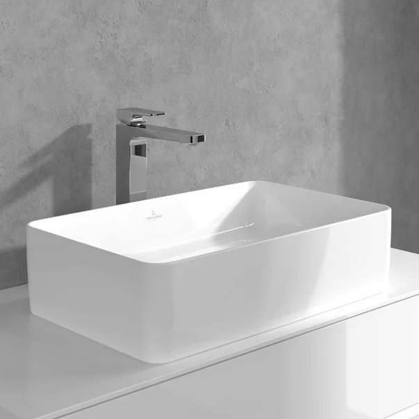 Baterie lavoar inalta Villeroy&Boch Architectura Square crom lucios cu ventil Push-Open picture - 5