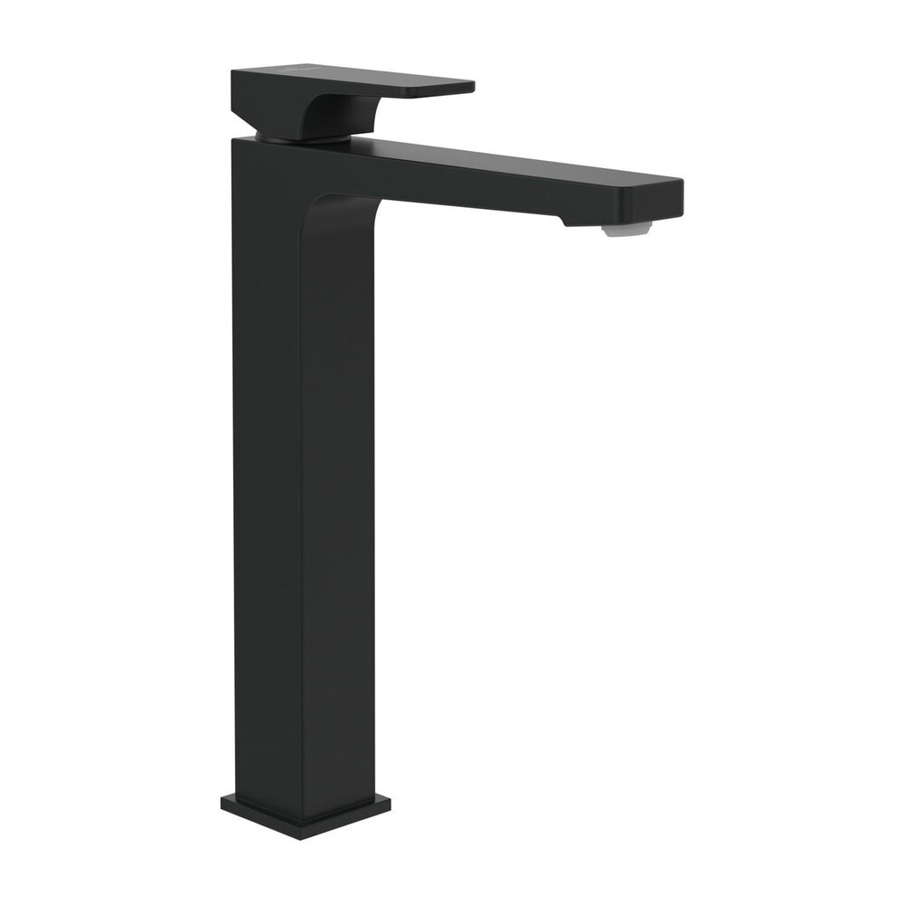 Baterie lavoar inalta Villeroy&Boch Architectura Square negru mat cu ventil Push-Open
