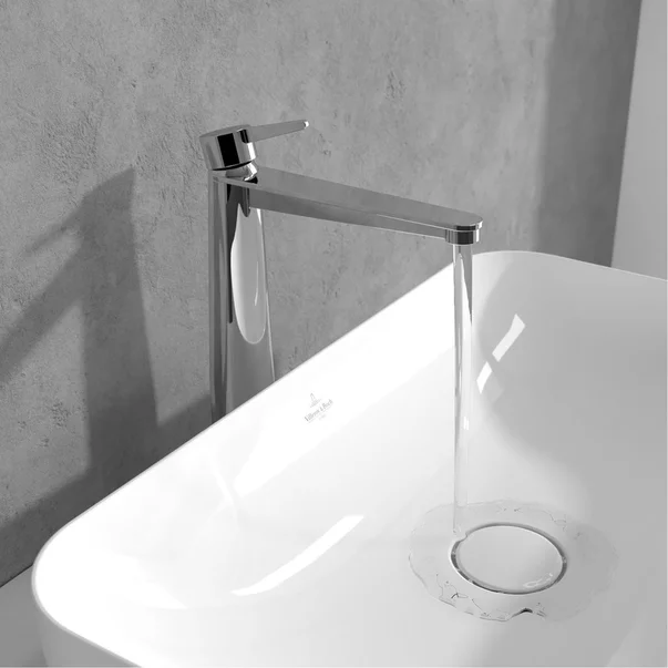 Baterie lavoar inalta Villeroy&Boch Conum monocomanda crom lucios cu ventil Push-Open picture - 3