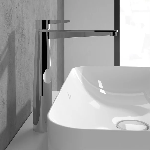 Baterie lavoar inalta Villeroy&Boch Conum monocomanda crom lucios cu ventil Push-Open picture - 4