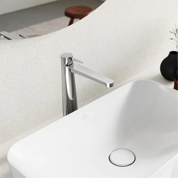 Baterie lavoar inalta Villeroy&Boch Conum monocomanda crom lucios cu ventil Push-Open picture - 9