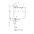 Baterie lavoar inalta Villeroy&Boch Conum monocomanda crom lucios cu ventil Push-Open picture - 12