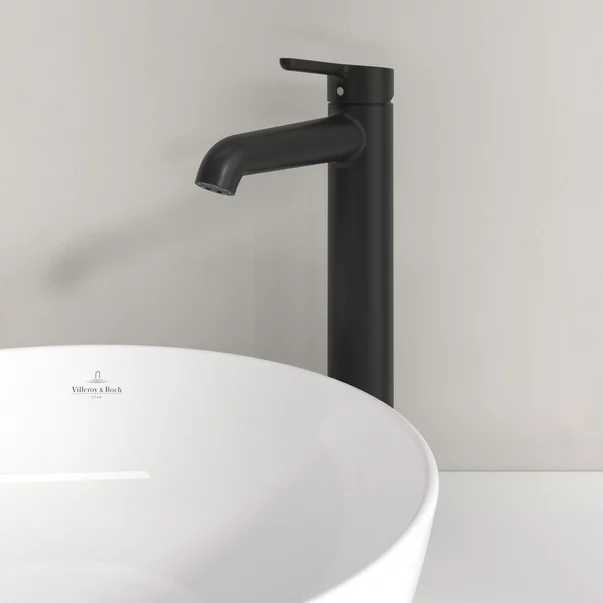 Baterie lavoar inalta Villeroy&Boch Skyla monocomanda negru mat picture - 2