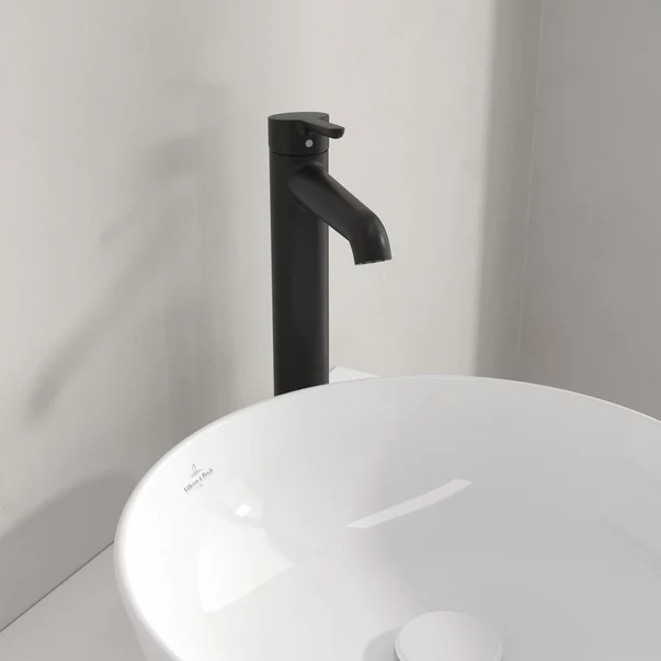 Baterie lavoar inalta Villeroy&Boch Skyla monocomanda negru mat picture - 4