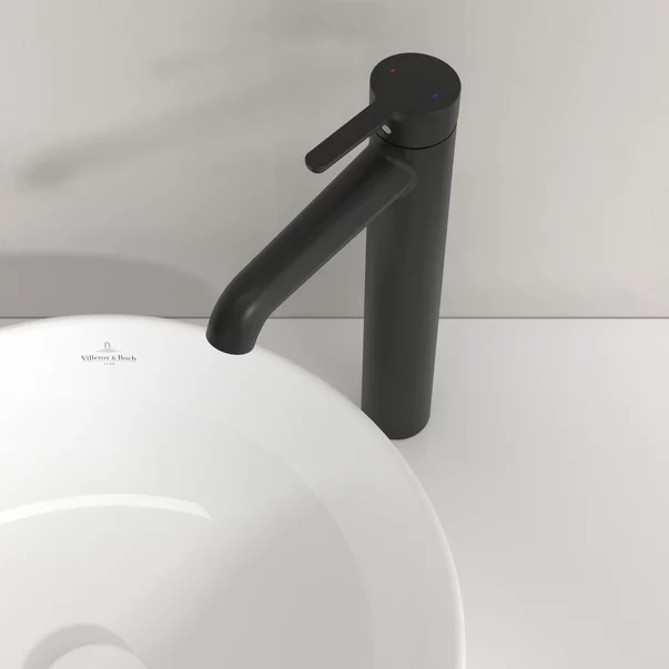 Baterie lavoar inalta Villeroy&Boch Skyla monocomanda negru mat picture - 6