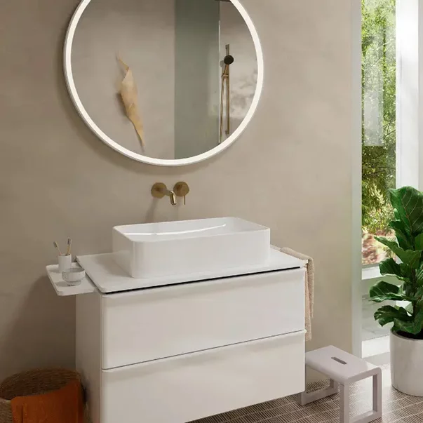 Baterie lavoar incastrata Hansgrohe Tecturis S bronz periat fara corp incastrat picture - 2