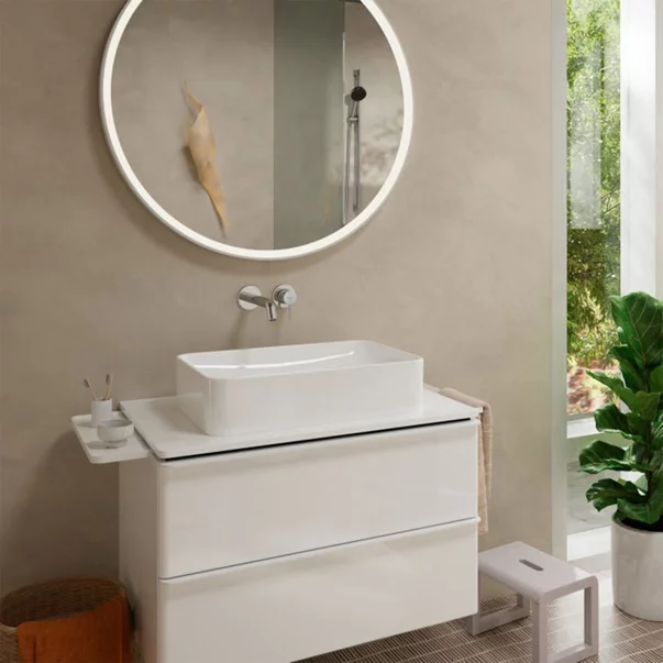 Baterie lavoar incastrata Hansgrohe Tecturis S crom lucios fara corp incastrat picture - 3