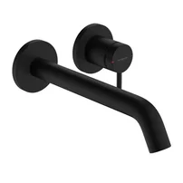 Baterie lavoar incastrata Hansgrohe Tecturis S EcoSmart+ finisaj negru mat 22.5 cm fara corp ingropat