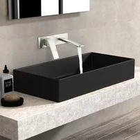Baterie lavoar incastrata Inter Ceramic Elinor monocomanda nichel periat cu corp ingropat