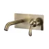Baterie lavoar incastrata Inter Ceramic Sahara monocomanda bronz periat cu corp ingropat picture - 1