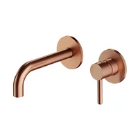 Baterie lavoar incastrata Omnires Y monocomanda finisaj cupru periat fara corp ingropat