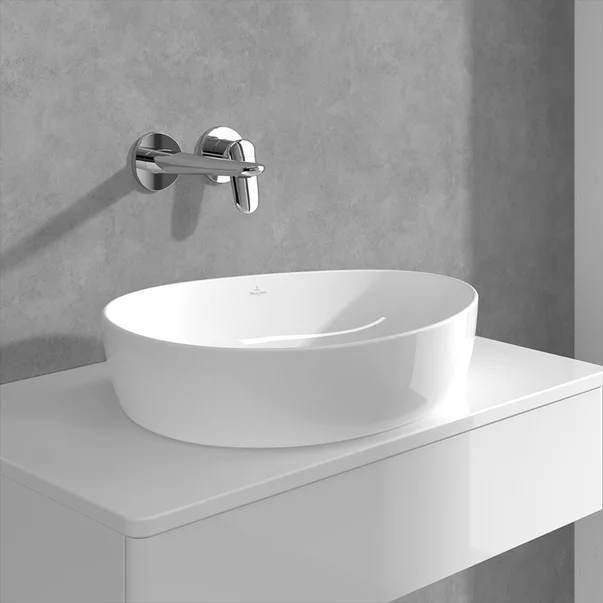 Baterie lavoar incastrata Villeroy&Boch Antao monocomanda crom lucios cu corp incastrat picture - 4