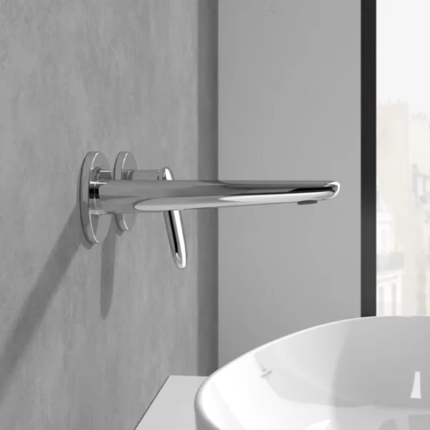 Baterie lavoar incastrata Villeroy&Boch Antao monocomanda crom lucios cu corp incastrat picture - 7
