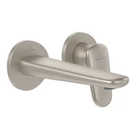 Baterie lavoar incastrata Villeroy&Boch Antao monocomanda nichel periat cu corp incastrat