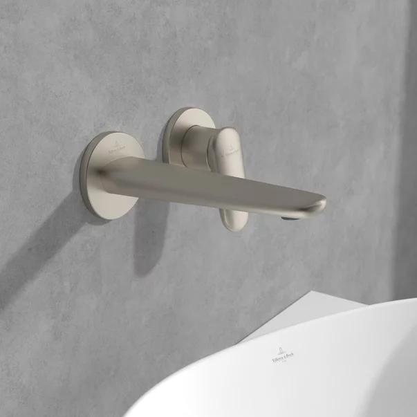 Baterie lavoar incastrata Villeroy&Boch Antao monocomanda nichel periat cu corp incastrat picture - 2
