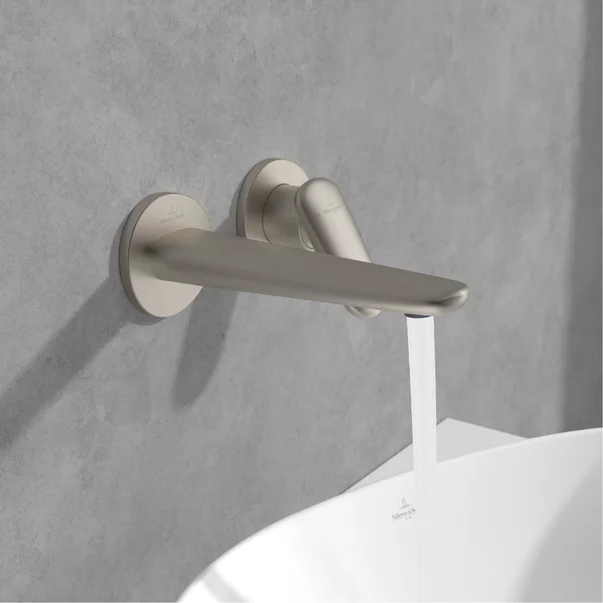 Baterie lavoar incastrata Villeroy&Boch Antao monocomanda nichel periat cu corp incastrat picture - 3