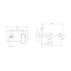 Baterie lavoar incastrata Villeroy&Boch Architectura Square auriu periat fara corp ingropat picture - 7