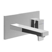 Baterie lavoar incastrata Villeroy&Boch Architectura Square crom lucios fara corp ingropat