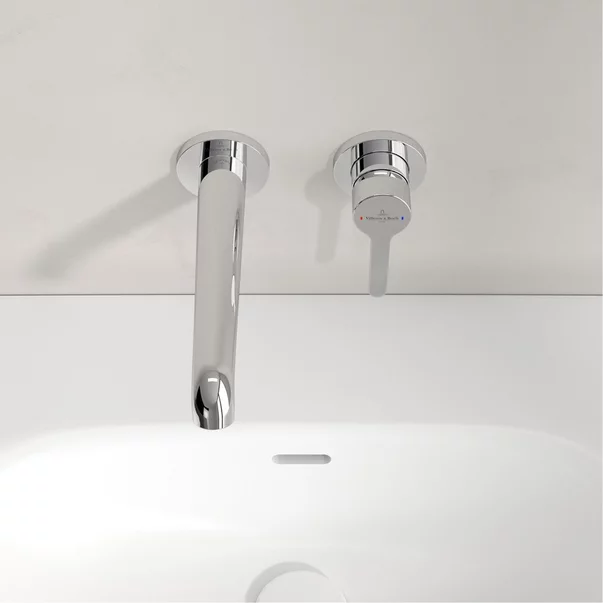 Baterie lavoar incastrata Villeroy&Boch Skyla crom lucios pipa 20 cm fara corp ingropat picture - 6