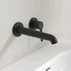Baterie lavoar incastrata Villeroy&Boch Skyla negru mat pipa 20 cm fara corp ingropat picture - 4