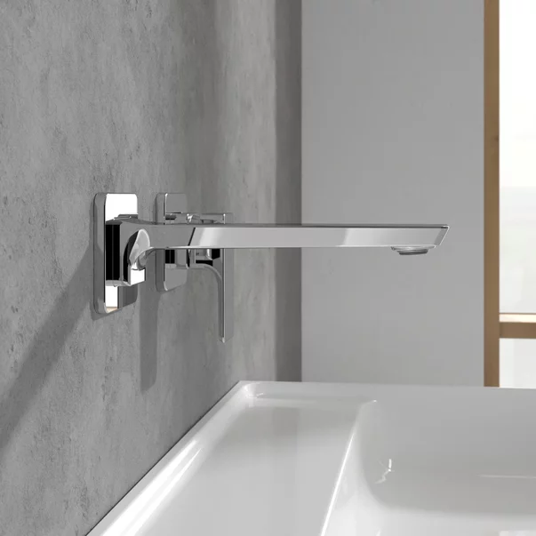 Baterie lavoar incastrata Villeroy&Boch Subway 3.0 crom lucios cu corp ingropat picture - 5