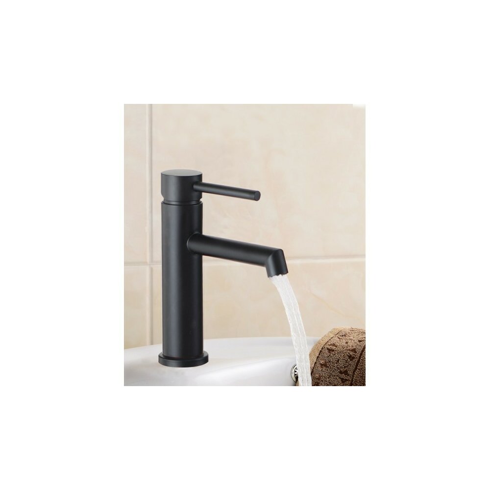 Baterie lavoar Inter Ceramic SS monocomanda negru mat