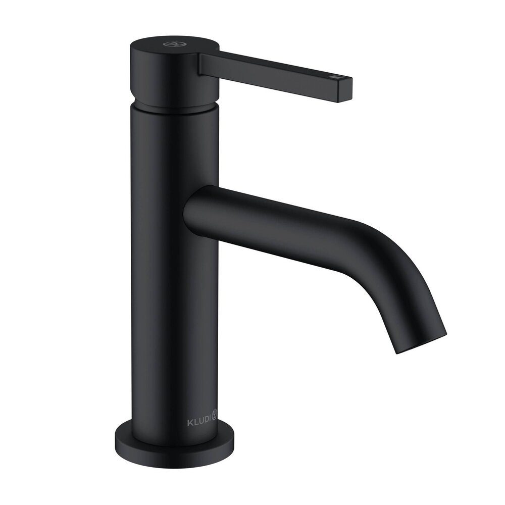 Baterie lavoar Kludi Nova Fonte Pura monocomanda negru mat