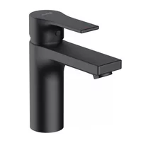 Baterie lavoar Kludi Zenta SL 100 monocomanda finisaj negru mat cu ventil Push-Open