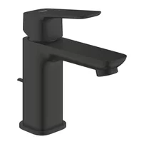 Baterie lavoar monocomanda Grohe Cubeo S cu ventil Pop-Up negru mat