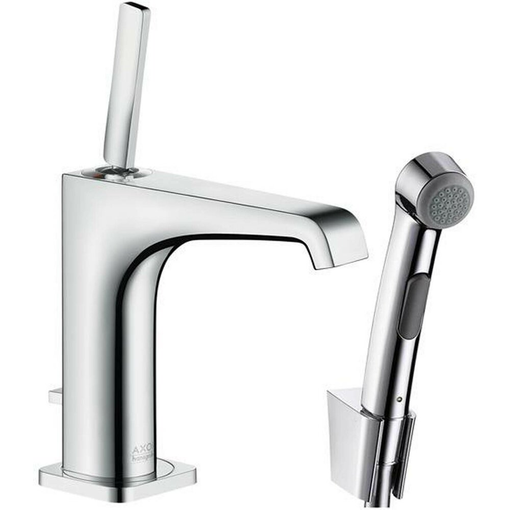 Baterie lavoar monocomanda Hansgrohe Axor CitterioE cu dus igienic