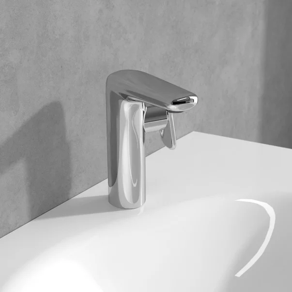 Baterie lavoar monocomanda Villeroy&Boch Antao crom lucios cu ventil Push-Open picture - 2