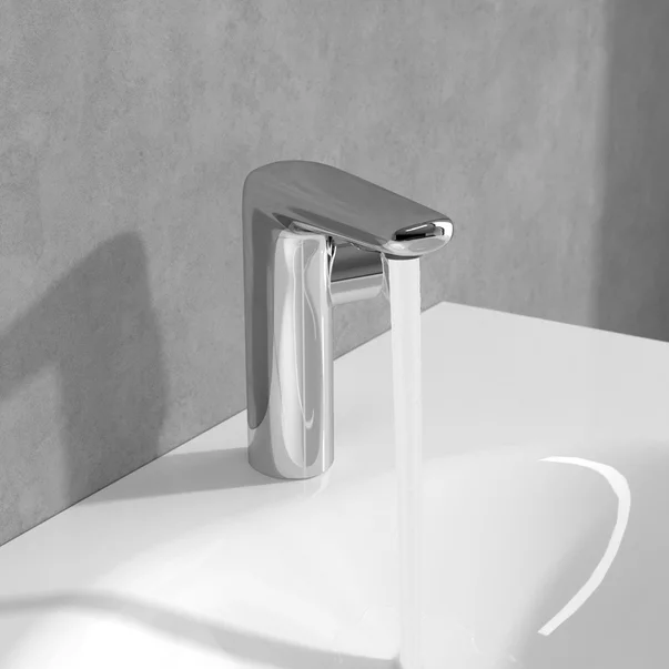 Baterie lavoar monocomanda Villeroy&Boch Antao crom lucios cu ventil Push-Open picture - 3