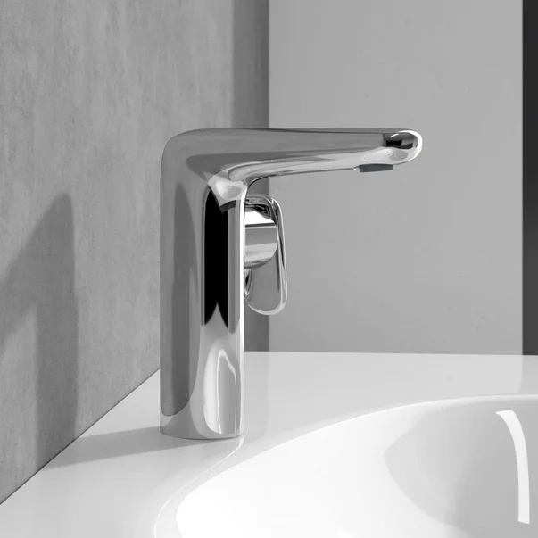 Baterie lavoar monocomanda Villeroy&Boch Antao crom lucios cu ventil Push-Open picture - 4