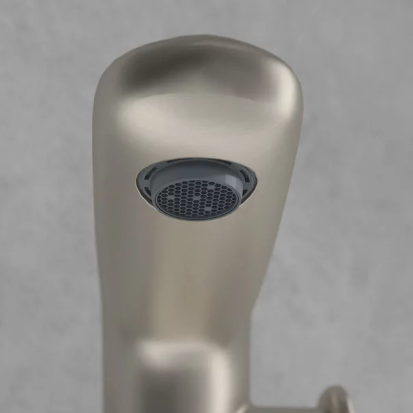 Baterie lavoar monocomanda Villeroy&Boch Antao nichel periat cu ventil Push-Open picture - 8