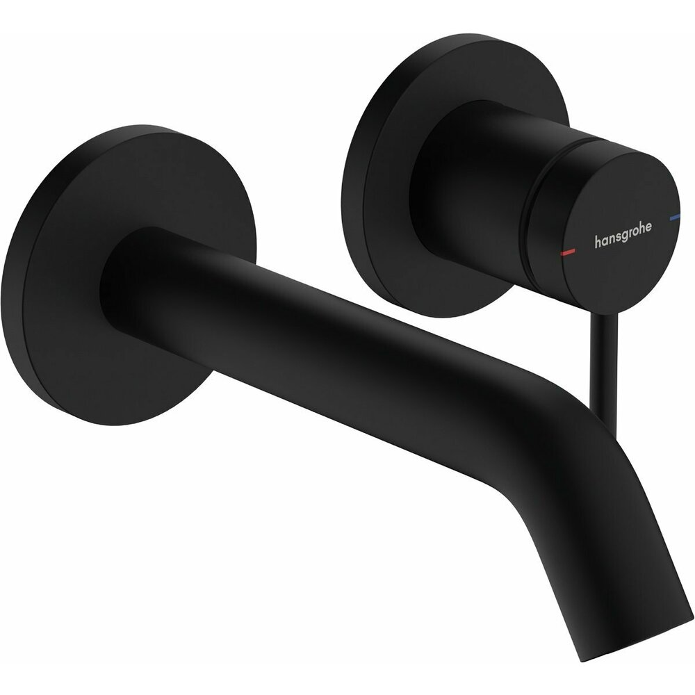 Baterie lavoar negru mat Hansgrohe Tecturis S fara corp ingropat