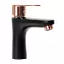 Baterie lavoar Rea Mild negru - Rose Gold monocomanda picture - 1
