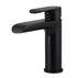 Baterie lavoar Rubineta Ultra monocomanda finisaj negru mat picture - 3