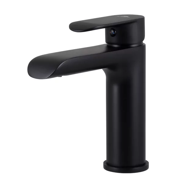 Baterie lavoar Rubineta Ultra monocomanda finisaj negru mat picture - 3