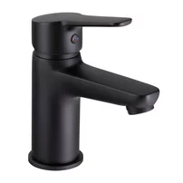 Baterie lavoar Rubineta Uno monocomanda finisaj negru mat