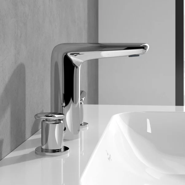 Baterie lavoar Villeroy&Boch Antao dubla comanda crom lucios picture - 4