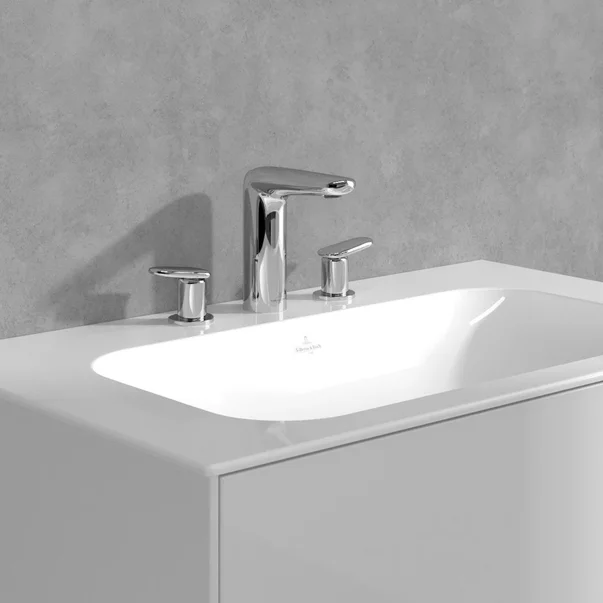 Baterie lavoar Villeroy&Boch Antao dubla comanda crom lucios picture - 6