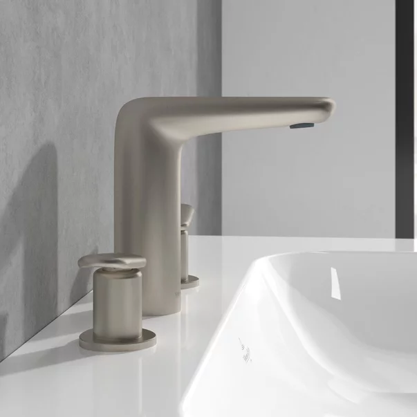 Baterie lavoar Villeroy&Boch Antao dubla comanda nichel periat picture - 4